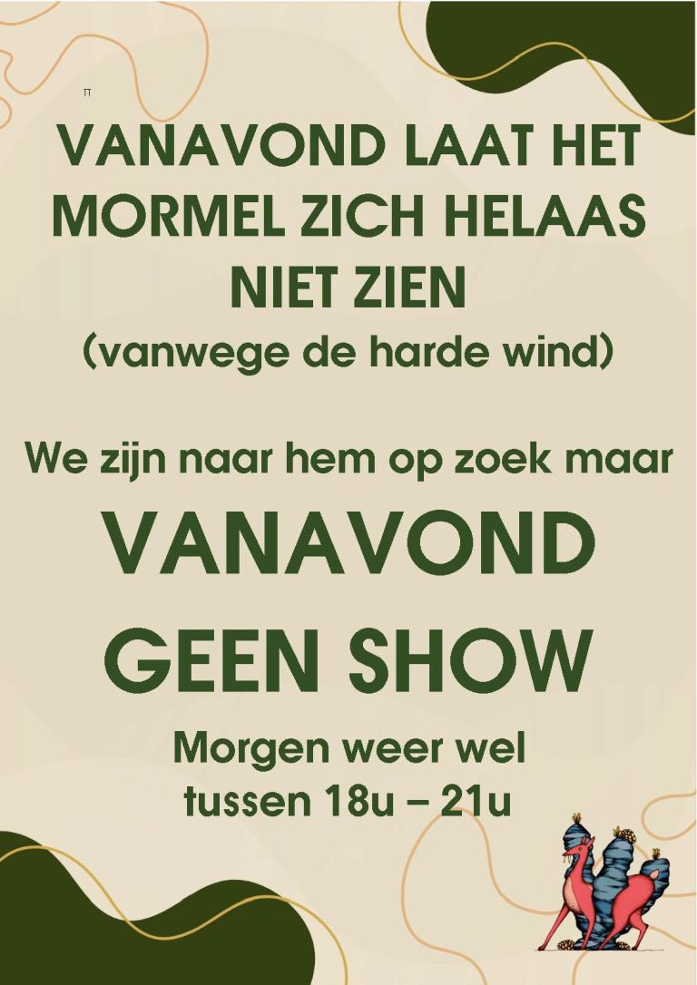 Het Mormel NIET van de IJzerenman