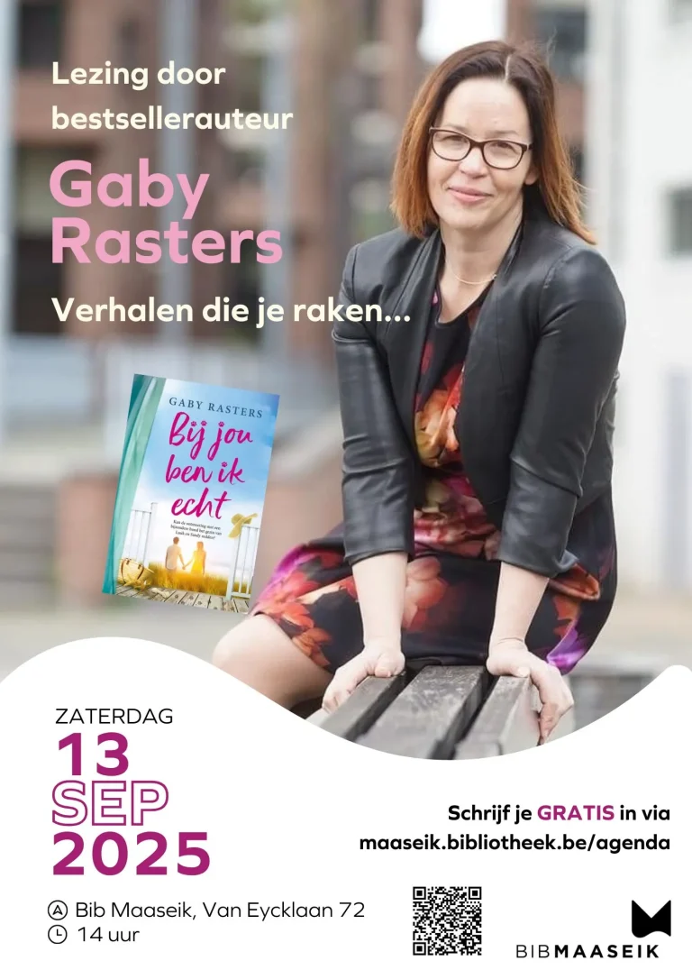 Auteurslezing Gaby Rasters: verhalen die je raken…